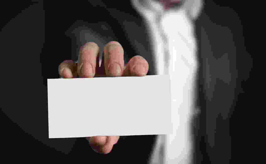 transparent business cards